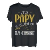 Geschenk für Papy Angler, Humor, personalisiertes Angelzubehör T-Shirt