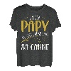 Geschenk für Papy Angler, Humor, personalisiertes Angelzubehör T-Shirt