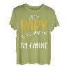 Geschenk für Papy Angler, Humor, personalisiertes Angelzubehör T-Shirt