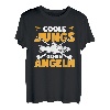 Coole Jungs gehen Angeln T-Shirt
