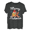 Merry Fishmas Weihnachts-T-Shirt, Weihnachtsmann-Fisch T-Shirt