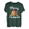 Merry Fishmas Weihnachts-T-Shirt, Weihnachtsmann-Fisch T-Shirt