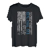 Funny Fishing Dad 4. Juli zum Angeln, cooles Barschangeln T-Shirt