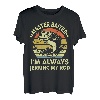 Herren Barsch Angelshirt Meister Köder Papa Opa Geschenk Lustiger Papa T-Shirt