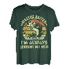 Herren Barsch Angelshirt Meister Köder Papa Opa Geschenk Lustiger Papa T-Shirt