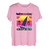 Half Moon Bay Retro 80er Jahre Stil Souvenir Strand T-Shirt