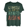 Lustiger personalisierter Name Shirt Kings Are Named Aidan T-Shirt