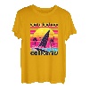 Santa Barbara Retro 80er Jahre Stil Souvenir Strand T-Shirt