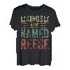 Lustiger personalisierter Name Shirt Kings Are Named Reese T-Shirt