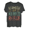 Lustiger personalisierter Name Shirt Kings Are Named Reese T-Shirt