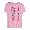 T-Shirt, Vintage-Flagge, Rosa T-Shirt