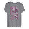 T-Shirt, Vintage-Flagge, Rosa T-Shirt