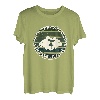 Kurzarm-T-Shirt mit Karpfen-Aufdruck T-Shirt