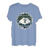 Kurzarm-T-Shirt mit Karpfen-Aufdruck T-Shirt