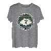 Kurzarm-T-Shirt mit Karpfen-Aufdruck T-Shirt