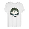 Kurzarm-T-Shirt mit Karpfen-Aufdruck T-Shirt