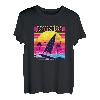 Jamaika Retro 80er Jahre Stil Souvenir Strand T-Shirt