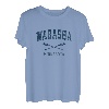 Wabasha Minnesota Vintage nautische Paddel, Sportruder T-Shirt