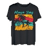 Vintage Sonnenuntergang Strand Surfen Maya Bay Thailand Sommer T-Shirt