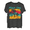 Vintage Sonnenuntergang Strand Surfen Maya Bay Thailand Sommer T-Shirt
