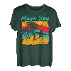 Vintage Sonnenuntergang Strand Surfen Maya Bay Thailand Sommer T-Shirt