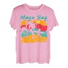 Vintage Sonnenuntergang Strand Surfen Maya Bay Thailand Sommer T-Shirt