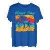 Vintage Sonnenuntergang Strand Surfen Maya Bay Thailand Sommer T-Shirt