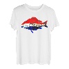 Herren Patriotische Fischer-Papa, Angeln, Opa, 4. Juli, US-Flagge T-Shirt