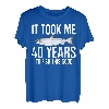 Lustiger Atlantik-Lachsangeln, 40. Geburtstag, 40 Jahre zum Angeln T-Shirt