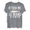 Lustiger Atlantik-Lachsangeln, 40. Geburtstag, 40 Jahre zum Angeln T-Shirt