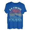 Kajak Is The Answer Kanu Bootfahren Paddling Kajak Geschenke T-Shirt