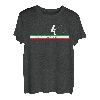 Italienische Flagge Fischer, einzigartiger italienischer Stolz, cooler Angelliebhaber T-Shirt