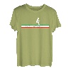 Italienische Flagge Fischer, einzigartiger italienischer Stolz, cooler Angelliebhaber T-Shirt