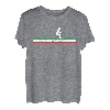 Italienische Flagge Fischer, einzigartiger italienischer Stolz, cooler Angelliebhaber T-Shirt