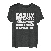 Leicht abgelenkt durch Kajak-Kajak für einen Kajak T-Shirt