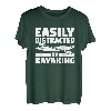 Leicht abgelenkt durch Kajak-Kajak für einen Kajak T-Shirt