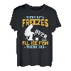 Wenn die Hölle zufriert, werde ich auch dort Eisfischen Eisfischen T-Shirt