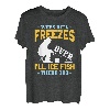Wenn die Hölle zufriert, werde ich auch dort Eisfischen Eisfischen T-Shirt