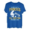 Wenn die Hölle zufriert, werde ich auch dort Eisfischen Eisfischen T-Shirt
