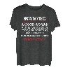 Men's Wanted A Good Woman Must Have Boot And Motor Funny T-Shirt