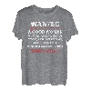 Men's Wanted A Good Woman Must Have Boot And Motor Funny T-Shirt