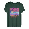 Hermosa Beach Retro 80er Jahre Vaporwave Strand Urlaub T-Shirt