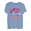 Hermosa Beach Retro 80er Jahre Vaporwave Strand Urlaub T-Shirt
