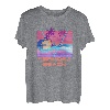 Hermosa Beach Retro 80er Jahre Vaporwave Strand Urlaub T-Shirt