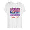 Hermosa Beach Retro 80er Jahre Vaporwave Strand Urlaub T-Shirt