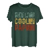 Herren Vintage Rolle Cool Pap Angeln Vater Opa Geschenke Vatertag T-Shirt