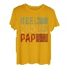 Herren Vintage Rolle Cool Pap Angeln Vater Opa Geschenke Vatertag T-Shirt