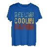 Herren Vintage Rolle Cool Pap Angeln Vater Opa Geschenke Vatertag T-Shirt