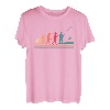 Fischerei Menschliche Evolution Menschliche Evolution Cool Bass Fliegen Fisch T-Shirt