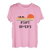Retro Cool Fort Myers Original Florida Sunset Neuheit Kunst T-Shirt